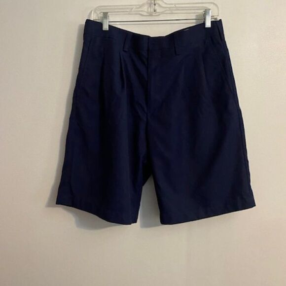 Callaway Navy pleated front short, size 34 - Picture 1 of 3